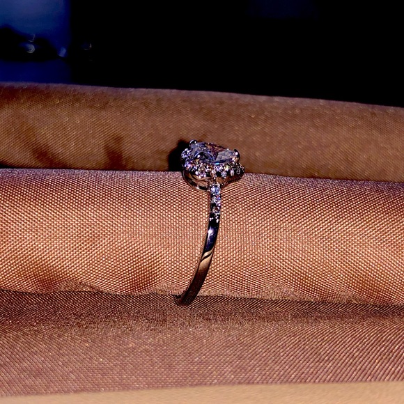 BUNDLE Size 7 Charmed Aroma 925 Silver Heart Ring - Picture 2 of 3